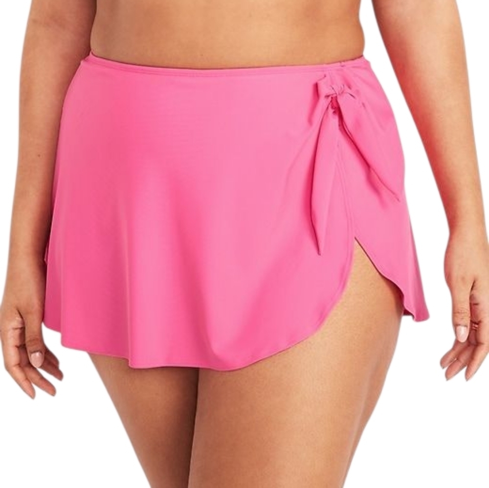 OLD NAVY High Waisted Pink Swim Skirt
